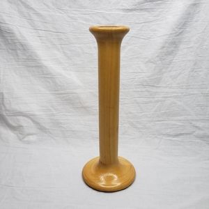 Thomas Blond Wood Candle Stick Holder 10"